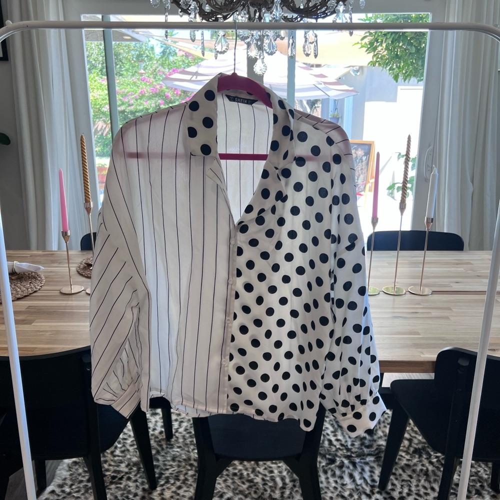 Multi design blouse